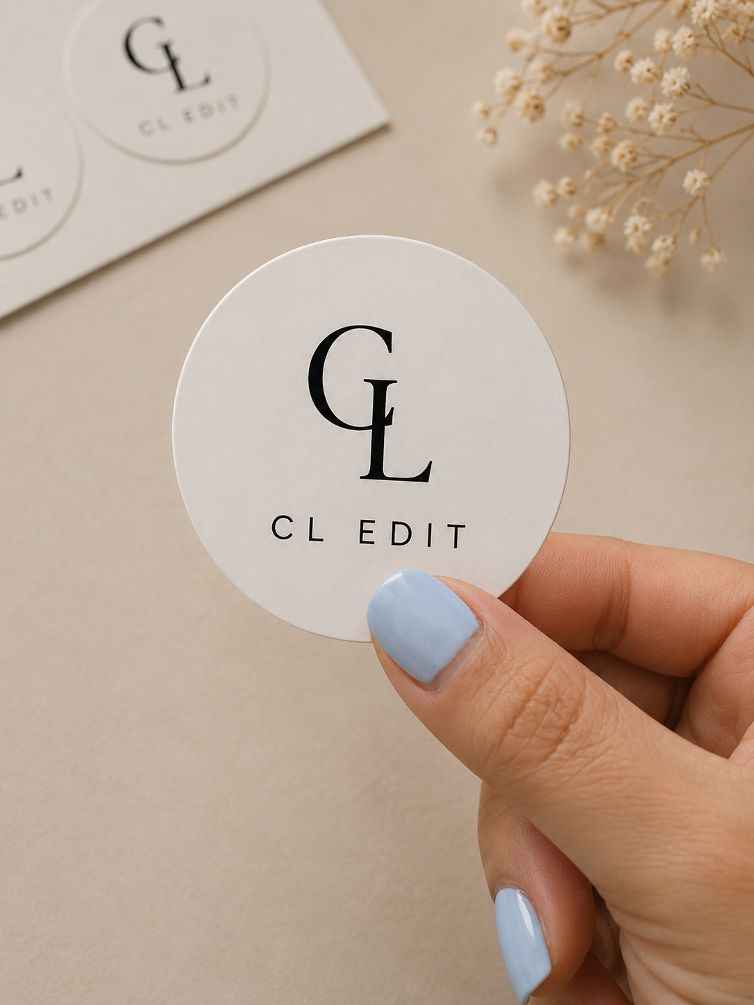 Custom Logo Kiss-Cut Stickers