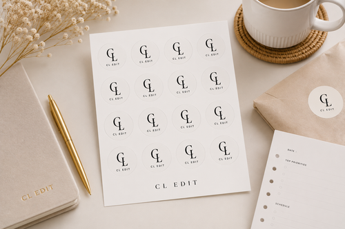 Custom Logo Sticker Sheets